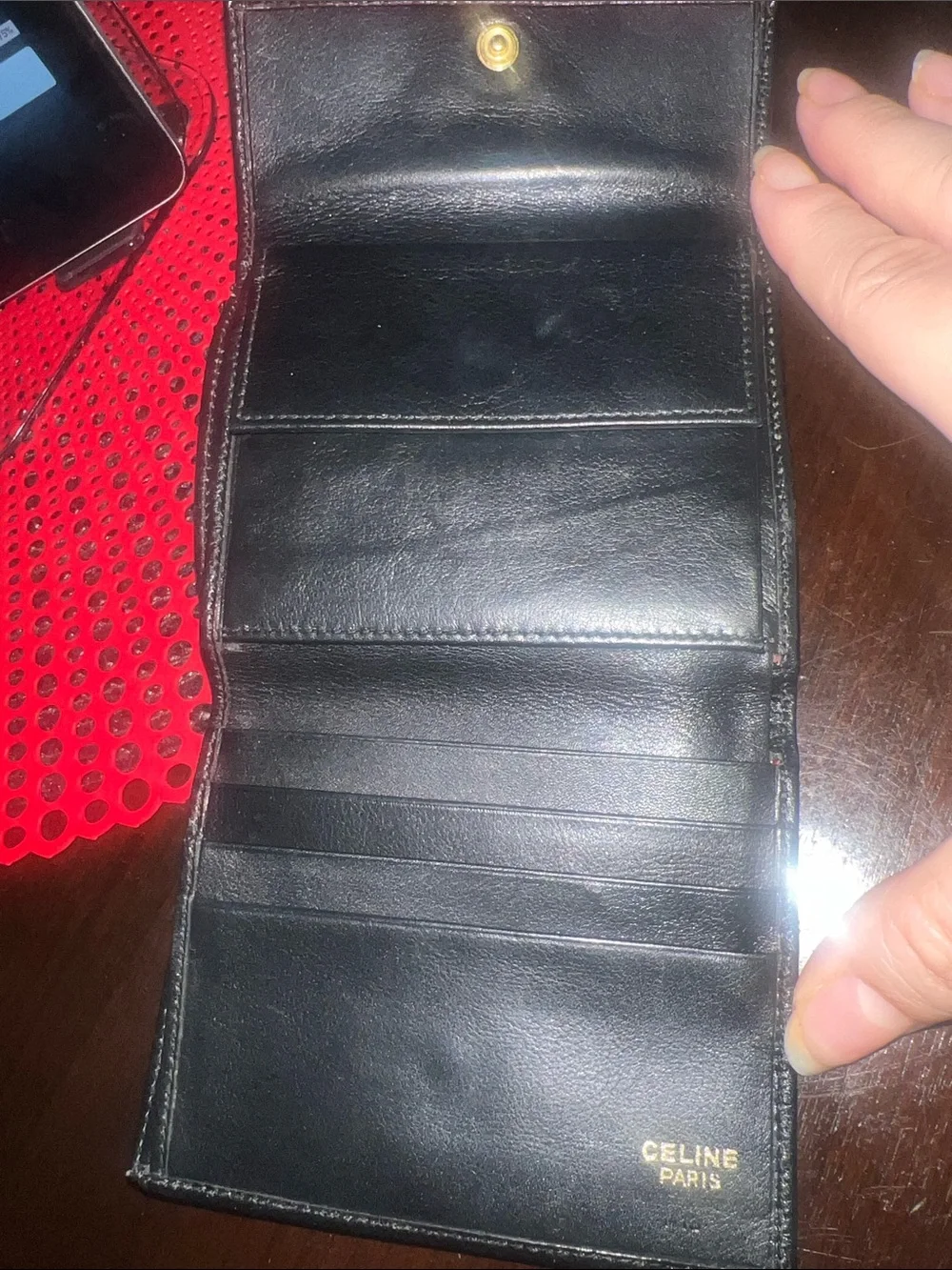 Celine compact wallet